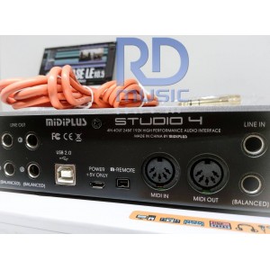 Midiplus Studio 4 - Professional USB Audio Interface